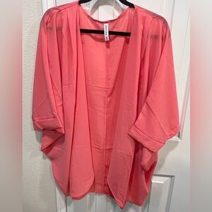 Zenana Outfitters Coral Kimono Cardigan